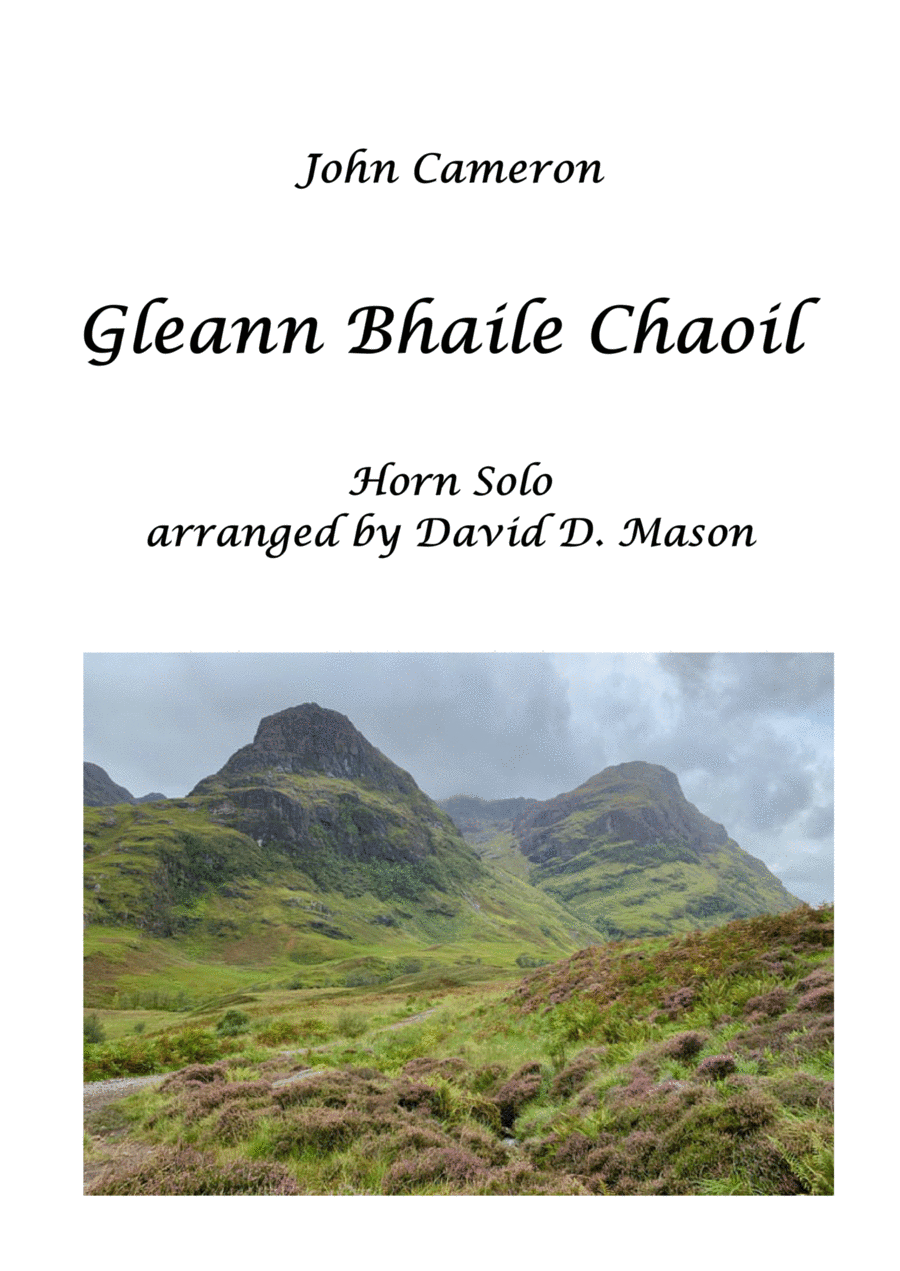 Gleann Bhaile Chaoil (arr. David D. Mason)