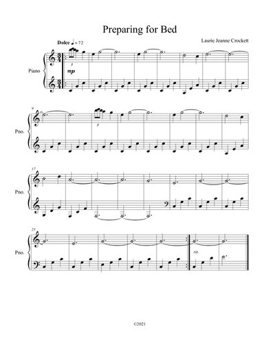 Preparing For Bed - Ambient Piano
