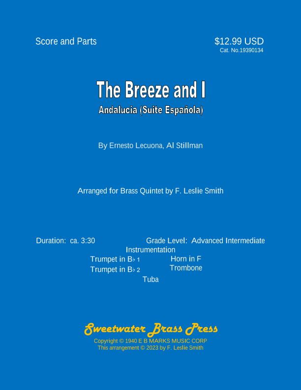 Breeze And I (arr. F. Leslie Smith)