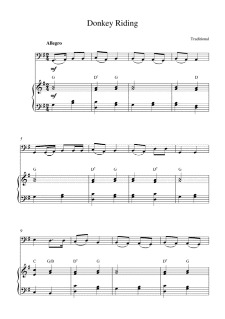 Donkey Riding (arr. Kaiserin Rebecca)