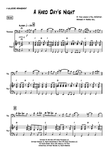 A Hard Day's Night (arr. Andrew Will)