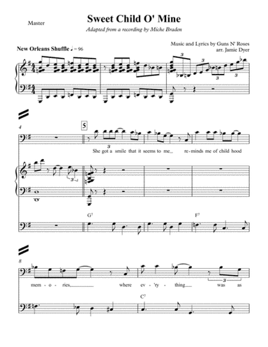 Sweet Child O' Mine (arr. Jamie Dyer)