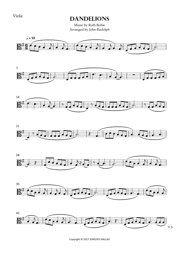 Dandelions (arr. John Rudolph)