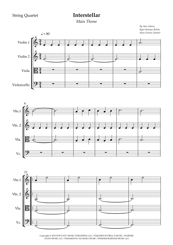 Interstellar (arr. Wesley Souza Silva)