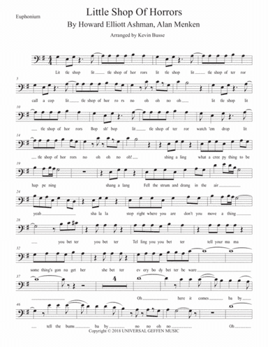 Little Shop Of Horrors (arr. Kevin Busse)