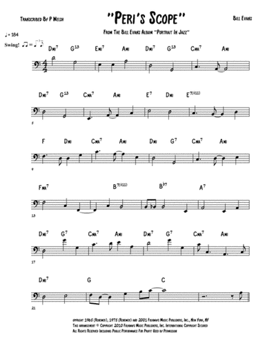 Peri's Scope (arr. Accubass)
