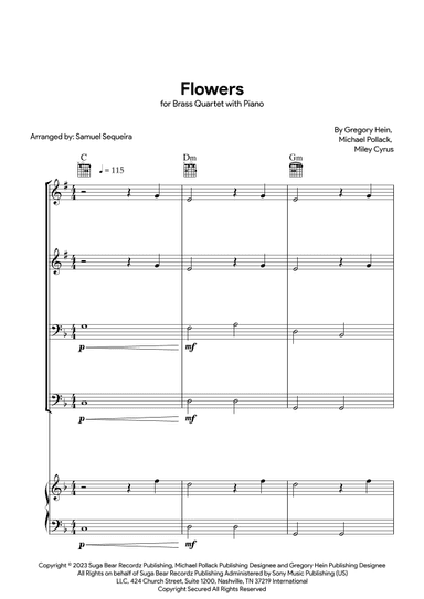 Flowers (arr. Samuel Sequeira)