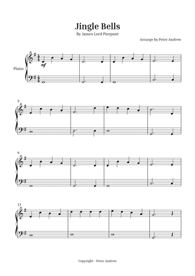 Jingle Bells (arr. Peter Andrew)