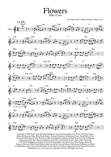 Flowers (arr. Golden Skull Editions)