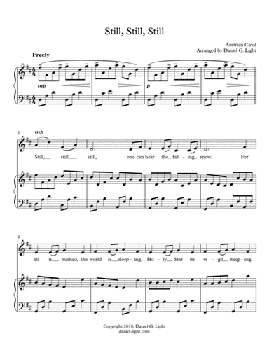 Still, Still, Still (Austrian Carol) (arr. Daniel Light)