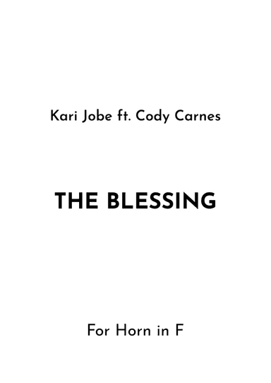 The Blessing (arr. Jireh J.)