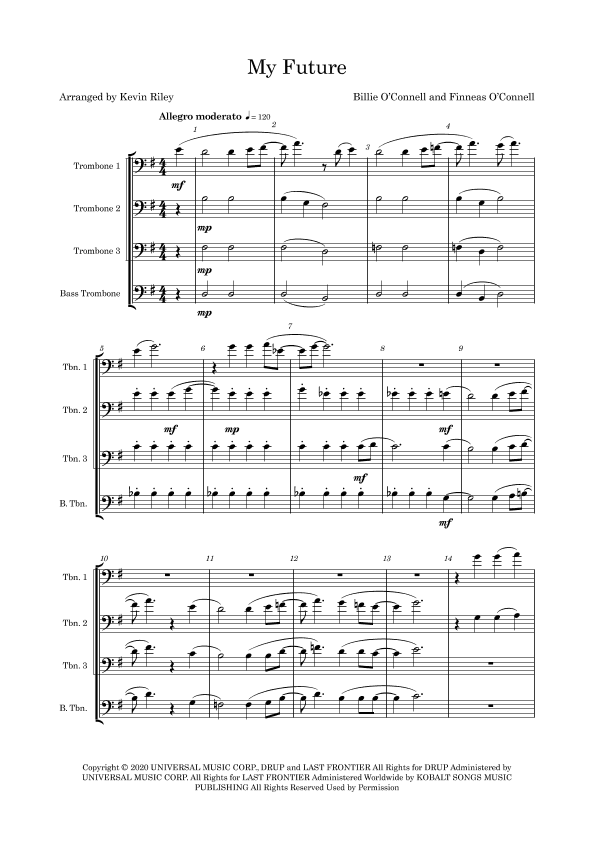 My Future (arr. Kevin Riley)