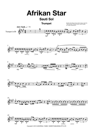 Afrikan Star (arr. Ellen Macpherson)