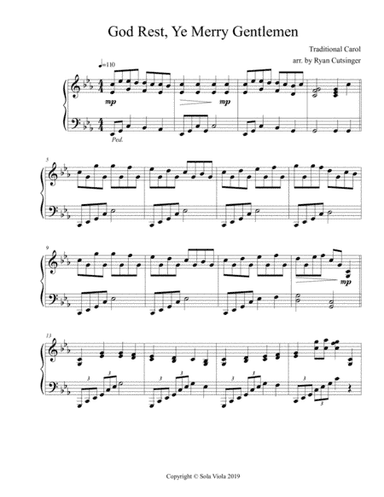 God Rest, Ye Merry Gentlemen (arr. Ryan Cutsinger)