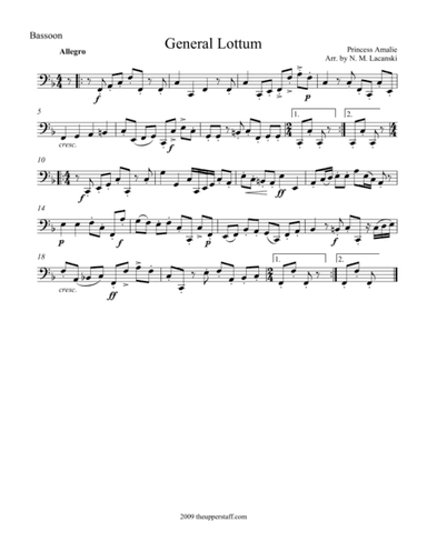 General Lottum (arr. Nick Lacanski)