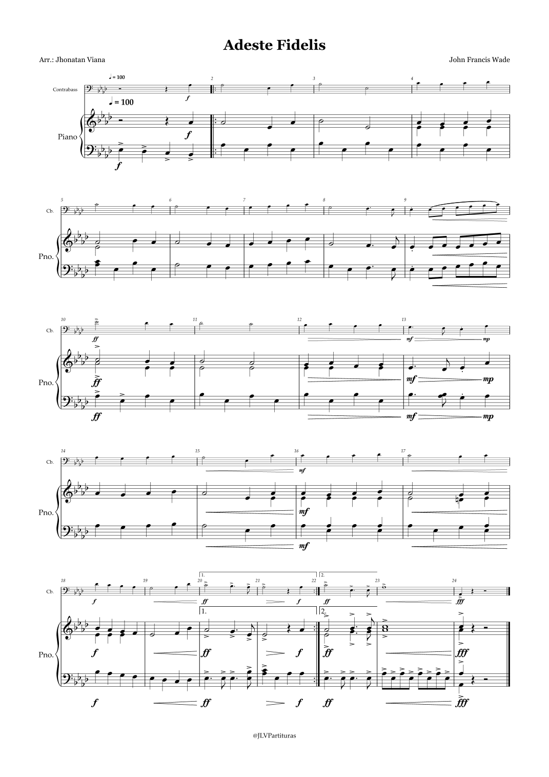 Adeste Fidelis (arr. Jhonatan Lucio Viana)