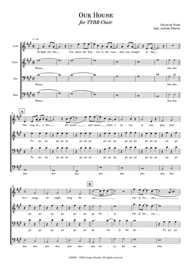 Our House (arr. Jasper Swank)