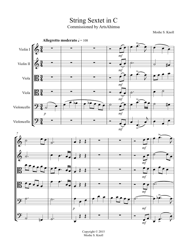 String Sextet in C Major (2015)