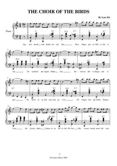 THE CHOIR OF THE BIRDS