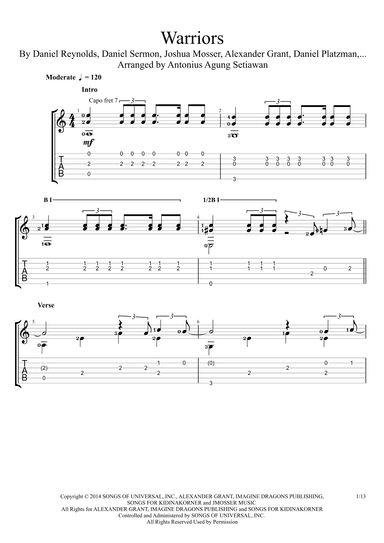 Warriors (arr. Antonius Agung Setiawan)