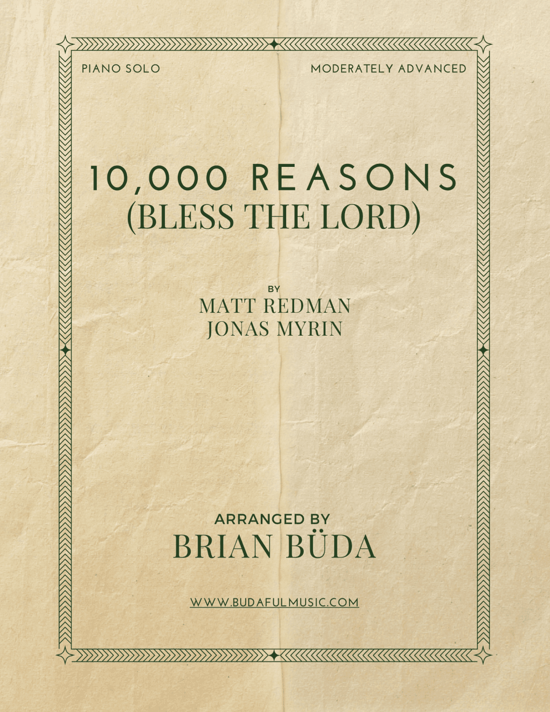10,000 Reasons (bless The Lord) (arr. Brian Buda)