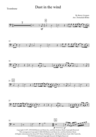 Dust In The Wind (arr. Fernando Britto)