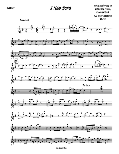 A New Song- Clarinet