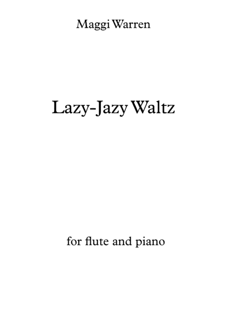 Lazy-Jazy Waltz