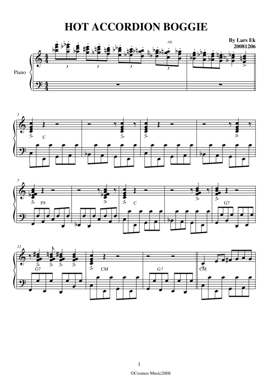 Hot Accordion Boogie 1998