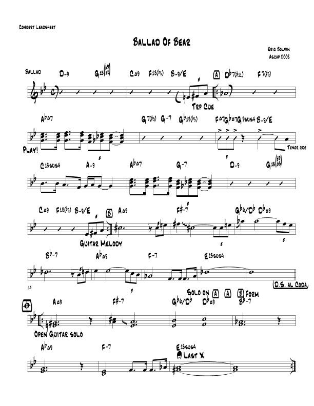 Ballad Of Bear