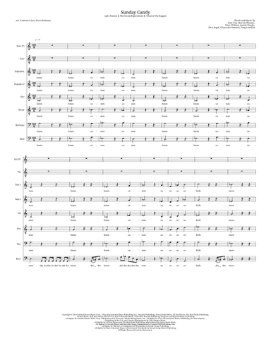Sunday Candy (arr. Lawrence Luo, Nora Stolzman)