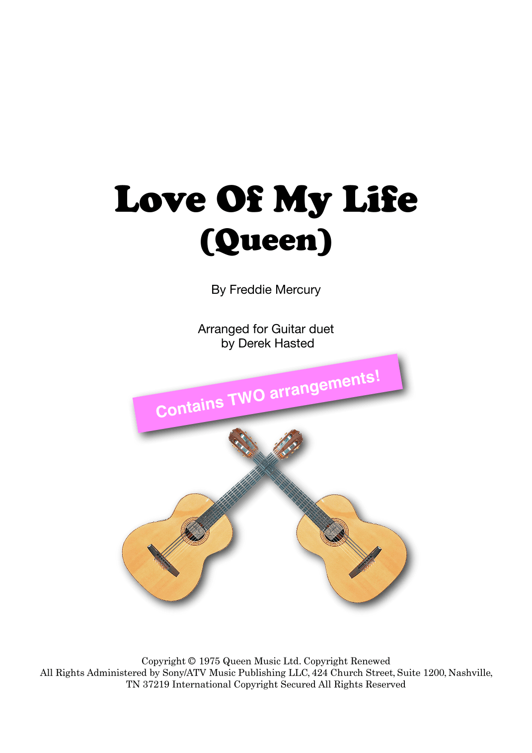 Love Of My Life (arr. Derek Hasted)