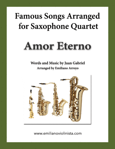 Amor Eterno (el Mas Triste Recuerdo) (arr. Emiliano Arroyo)