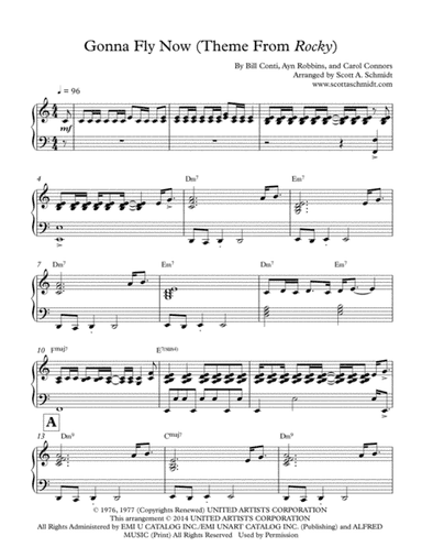 Gonna Fly Now (arr. Scott A. Schmidt)