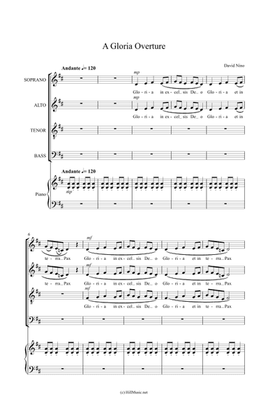 A Gloria Overture (arr. David Nino)