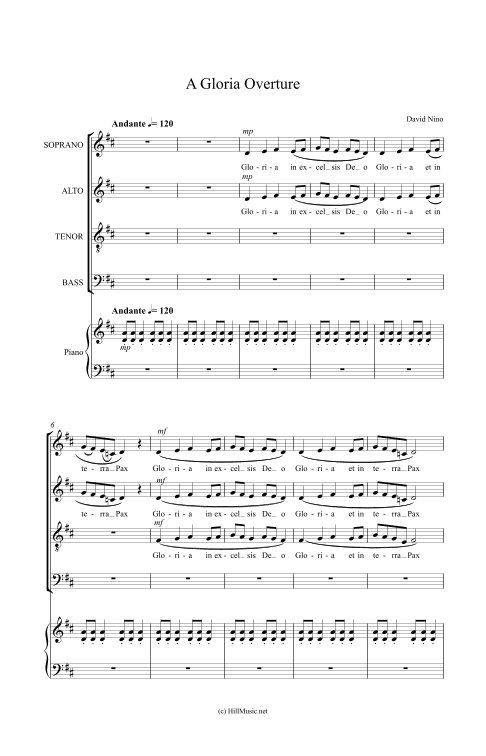 A Gloria Overture (arr. David Nino)