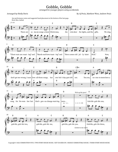 Gobble, Gobble (arr. Shelly Davis)