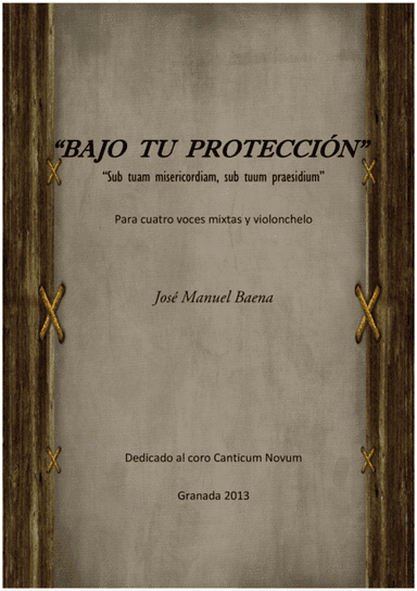 Sub tuam misericordiam (Bajo tu protección)
