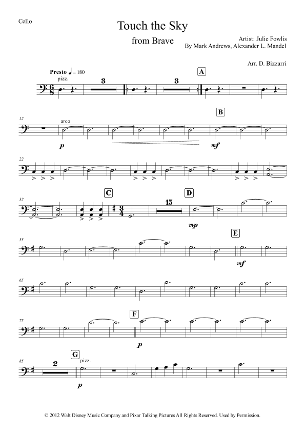 Touch The Sky (arr. Davide Bizzarri)