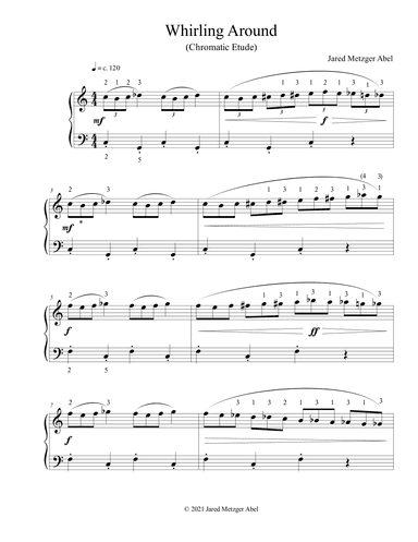 Whirling Around (Chromatic Etude)