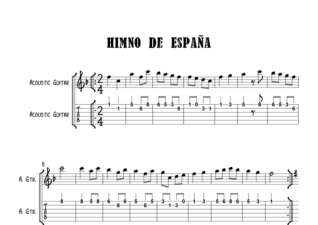 Himno de España (arr. Toño Gómez)