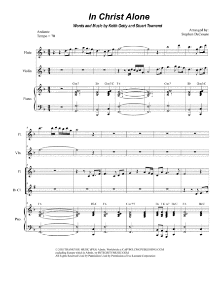 In Christ Alone (arr. Stephen DeCesare)