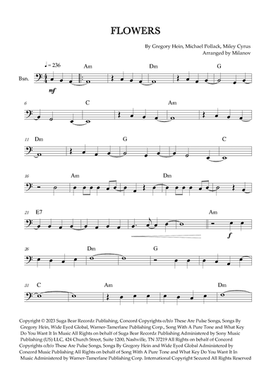 Flowers (arr. Milanov)