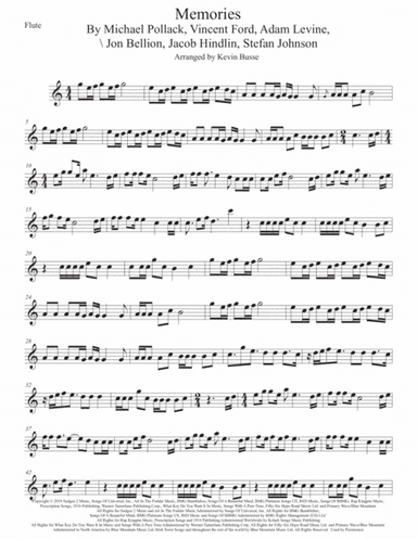 Memories (arr. Kevin Busse)