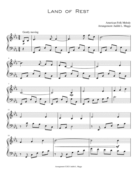 Land of Rest (arr. Judith L. Maggs)