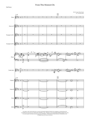 From This Moment On (arr. Fernando Britto)