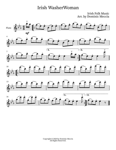 Irish WasherWoman (arr. Dominic Meccia)