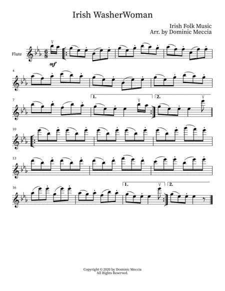 Irish WasherWoman (arr. Dominic Meccia)