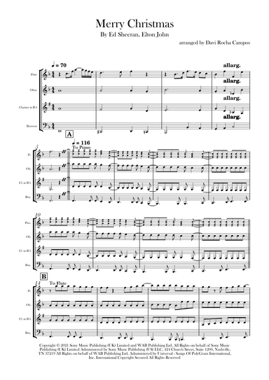 Merry Christmas (arr. Davi Rocha Campos)