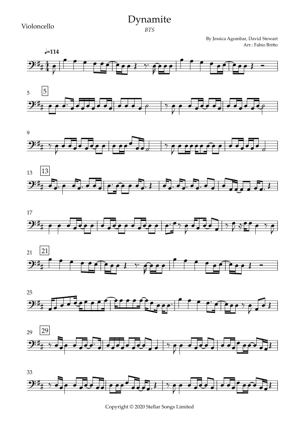 Dynamite (arr. Fabio Britto)